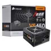 美商海盗船（USCorsair）额定450W  VS450 电源（80PLUS认证/12cm风扇/转换效率85%/主动PFC/三年质保）