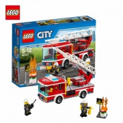 LEGO乐高 城市系列 消防套装集合+卡车和挖掘车套装