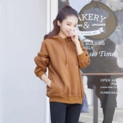 班图诗妮 加绒加厚女士卫衣