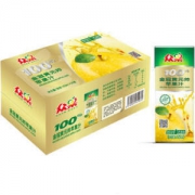 众果100%纯果汁 250ml×24盒 金冠黄元帅苹果汁 标箱 *5件