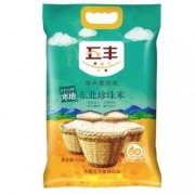 五丰 寒地东北珍珠米 10kg *5件