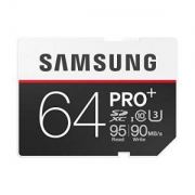 SAMSUNG 三星 PRO+ 64GB SD存储卡（Class 10/U3）