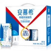 伊利 安慕希 希腊风味常温酸奶 原味205g*16盒