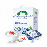 SUKI 多美鲜 蓝莓果粒脱脂酸奶 100g*12 礼盒