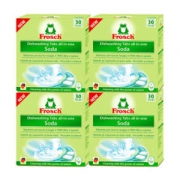 菲洛施(Frosch)德国进口 洗碗机专用洗涤块4盒优惠装苏打配方600g*4+凑单品
