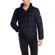 Calvin Klein Mens Front-Zip Puffer Jacket羽绒夹克