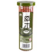 TRUECOLOR 真彩 2B六角原木色铅笔 50支/桶2279