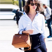 超火It Bag， Loewe 经典Puzzle大号手袋 $2152（$2690 额外8折）