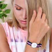 丹尼尔惠灵顿（Daniel Wellington）  0906DW 施华洛世奇镶钻女士手表