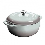 Lodge 洛极 珐琅铸铁锅 灰色 6 qt