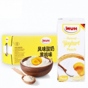 MUH甘蒂牧场 风味酸奶（黄桃味）200ml*12盒*2箱