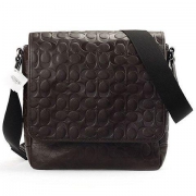 COACH 蔻驰 71172 Heritage Web Leather Embossed  男士斜挎包 *3件