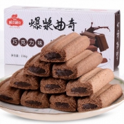踢克踏克 巧克力味爆浆软心曲奇 156g