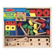Melissa & Doug 木制建造套装盒（48 片装）