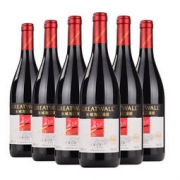GreatWall 长城   红庄优选 干红葡萄酒 整箱装 750ml*6