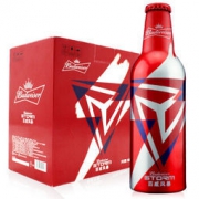 Budweiser 百威啤酒 电音瓶 355ml*6 限量版铝瓶