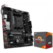 AMD Ryzen 7 1700 处理器+msi 微星 B350M MORTAR 主板 套装