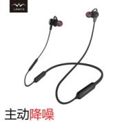 Linner（聆耳）NC50主动降噪无线蓝牙运动通话跑步磁吸防水入耳头戴式音乐立体声耳机曜石黑