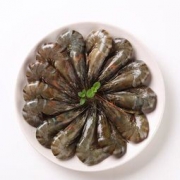 简单滋味 越南黑虎虾(草虾) 400g