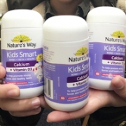 Nature's Way佳思敏 儿童钙元素+维生素D3咀嚼胶囊 50粒