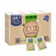 洁柔（C&S）手帕纸 自然木 柔滑加厚4层面巾纸*24包