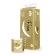 洁云(Hygienix)4层卷纸 绒触感180克卫生纸10卷 有芯卷筒纸 *10件