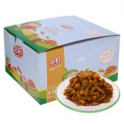 多旺 休闲零食小咸菜 豆角 香辣味36g*20包/盒