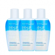 Maybelline美宝莲 眼部及唇部卸妆液 70ml*3瓶