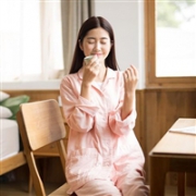 秋季必备！网易严选 女式双层纱家居服套装 2色