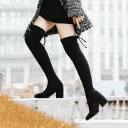 艾斯臣 2017年新款韩版女士过膝长靴