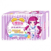 凑单品：SPACE7 七度空间 少女系列卫生巾 纯棉表层超薄超长夜用 338mm*8