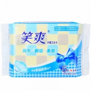 笑爽 日用棉柔丝薄卫生巾5片装
