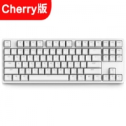 小米（MI） 悦米 87背光 机械键盘  樱桃红轴 白色
