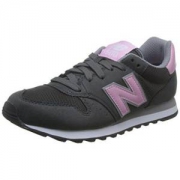 New Balance 女 休闲跑步鞋500系列  GW500GSP-B-6 灰色 / 粉色 36.5 (US 6) *2件