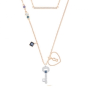 SWAROVSKI 施华洛世奇 5273295 心形锁与钥匙 项链 *2件