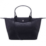 LONGCHAMP 珑骧 Le Pliage Cuir 小号短柄羊皮 女士手提斜挎包