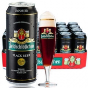 feldschlobchen 费尔德堡 德国原装进口 黑啤酒 500ml*24听