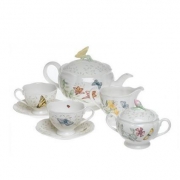 Lenox   Butterfy Meadow 蝴蝶草地茶具8件套