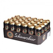 德国进口 EICHBAUM艾斯宝小麦黑啤酒 500ml*24听 *2件