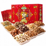 天喔 零食炒货坚果礼盒10袋装1530g