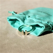 圣诞礼物、新品发售： TIFFANY & Co 蒂凡尼 2017新款 T系列 亮银女士戒指