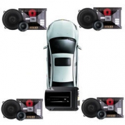 京东车品日：JBL 汽车音响 C508GTI 前后喇叭套装+GX604发烧级4路功放