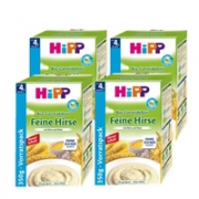 Hipp 喜宝 有机免敏纯精细小米营养米粉米糊 350g 4个月以上 4盒装