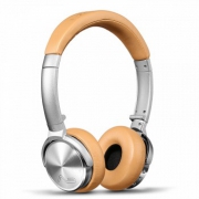 LASMEX勒姆森 头戴式折叠无线蓝牙HIFI耳机（米色）HB-65S