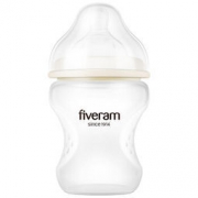 FIVERAMS 五羊 孩子宝 原生硅胶防胀气宽口径婴儿奶瓶 230ml *5件