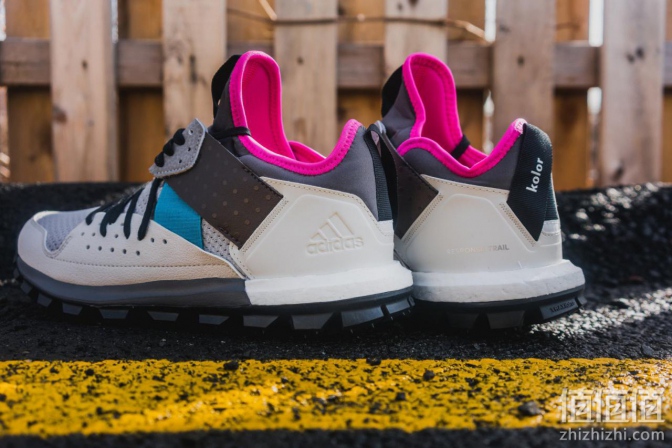 Adidas 阿迪达斯 Kolor Response Trai 联名款徒步鞋上脚