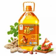 中粮出品 福临门 家香味压榨一级花生油 6.18L