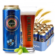 德国进口 EICHBAUM艾斯宝小麦黑啤酒 500ml*24听 *2件