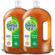 Dettol滴露 消毒液1.5L*2瓶*2件