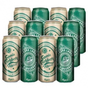Carlsberg 嘉士伯 啤酒 复古限量罐 500ml*12听*2件